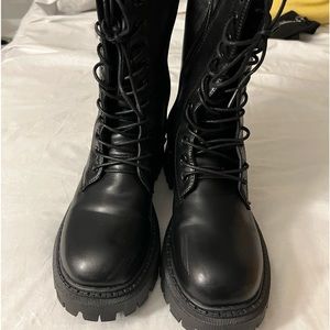 SHEIN combat boots